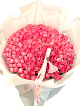 Hand-Tied Bouquet - 301 Pink Roses