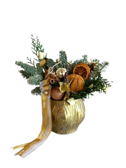 مزهرية احتفالية - قرفة ذهبية