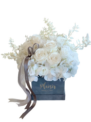 مربع طويل العمر - أبيض