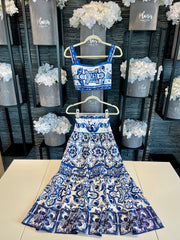 Greece Two-Piece Set - Blue