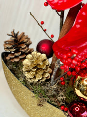 Buy Christmas - Anthurium Flower Boat