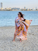 Fashion – Printed Kaftan Orange