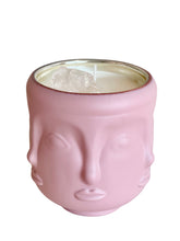 Scented Candle - Pink Visage with Crystal