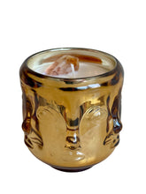Scented Candle - Gold Visage with Crystal