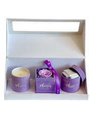 صندوق ثلاثي - أبيض كلاسيكي