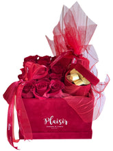 Velvet Chocobox - Roses, Chocolates, Candle