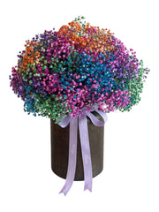 Vase - Gypsophila Rustic Rainbow of Love