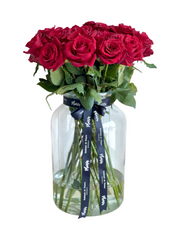 مزهرية سورينتو - ورد أحمر