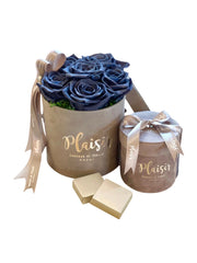 مجموعة هدايا - ستة إنفينيتي باللون الوردي والشوكولاتة