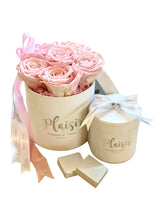 Giftset - Six Infinity Roses and Choco