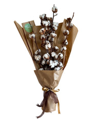 Hand-Tied Bouquet - Cotton Arrangement