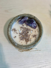 Giftset - Lavender Velvet and Rustic Candle