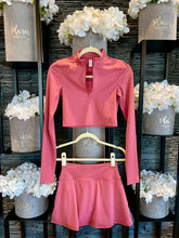 Long Sleeve Top and Skort - Pink
