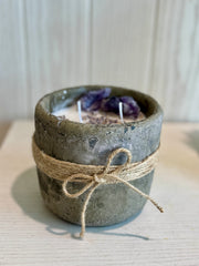 Giftset - Lavender Velvet and Rustic Candle