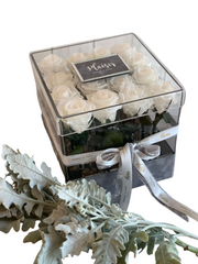 Acrylic Square - Fresh Roses