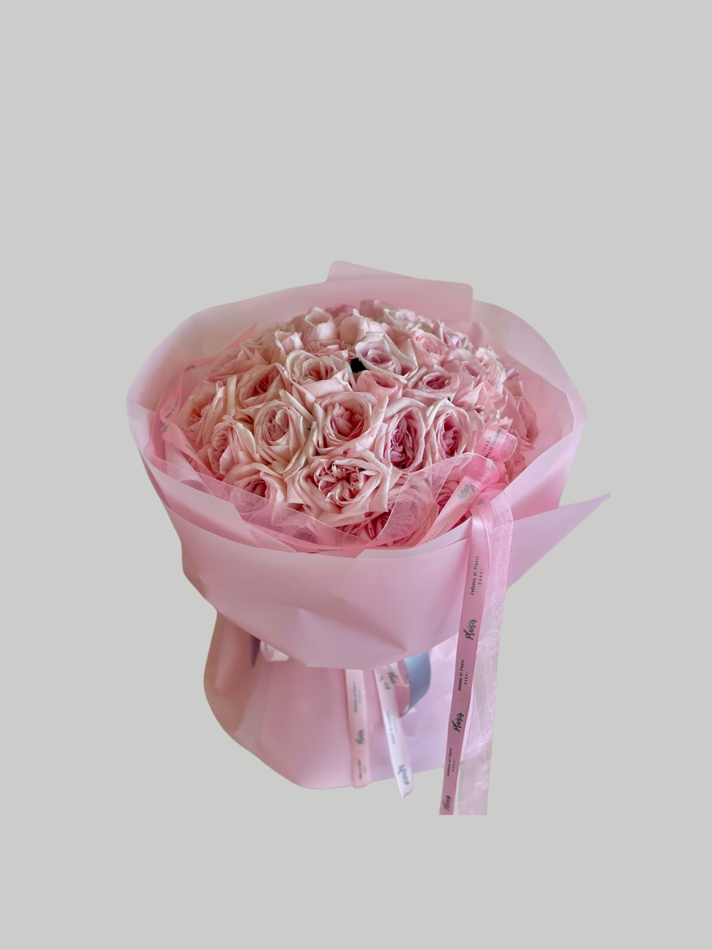 Pink Rose Garden Bouquet - Hand-Tied Bouquet