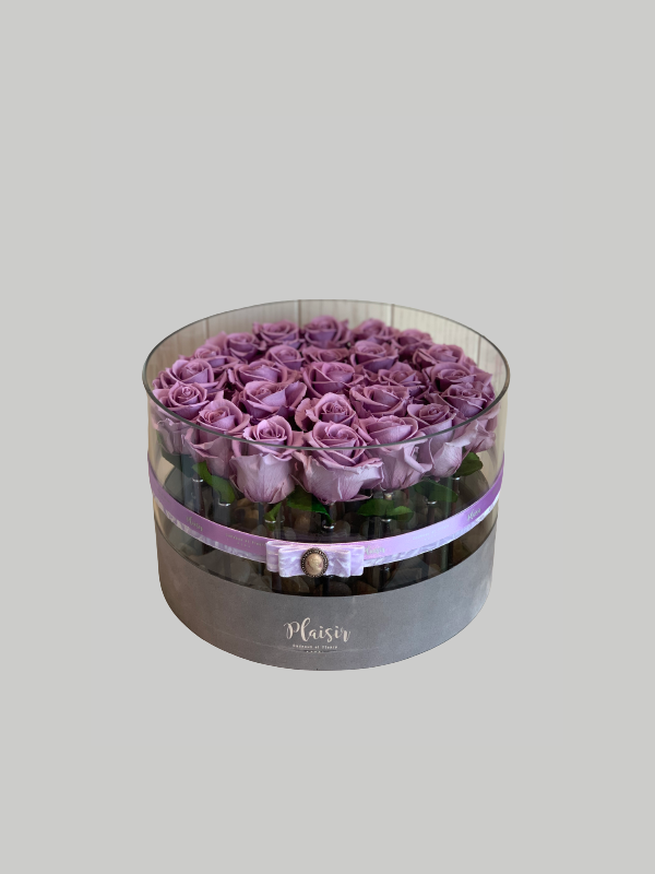 Forever Rose Infinity Lilac - Acrylic Round