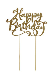 Cake Topper - Happy Birthday