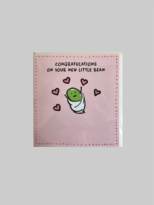 Greeting Card - New Little Bean