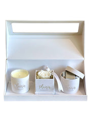 صندوق ثلاثي - أبيض كلاسيكي