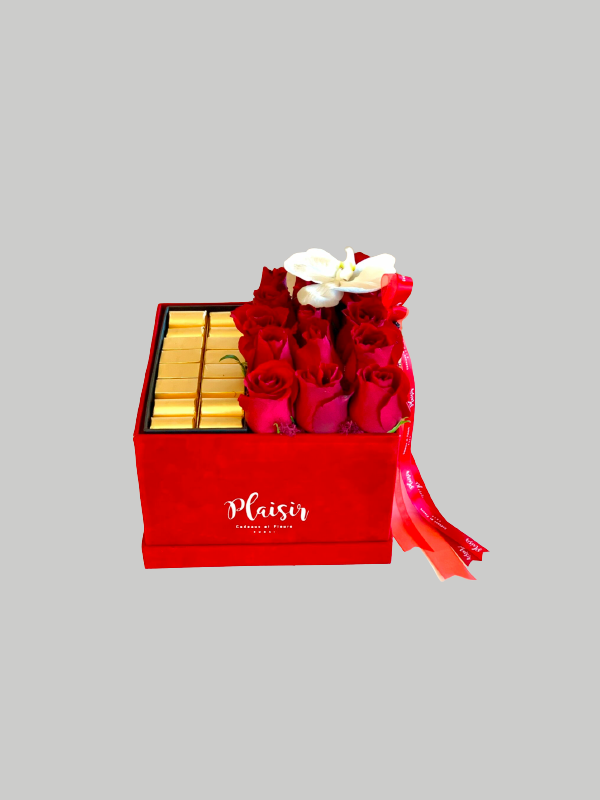 Velvet Chocobox - Red Roses