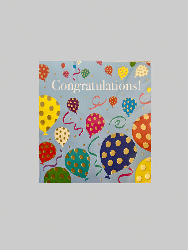 Greeting Card - Congratulations Balloons