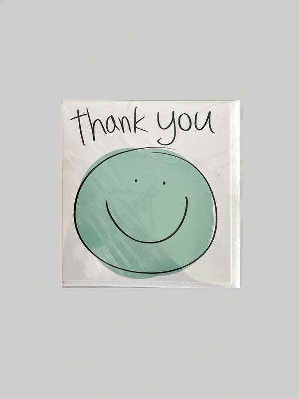 Greeting Card - Thank You Happy Face