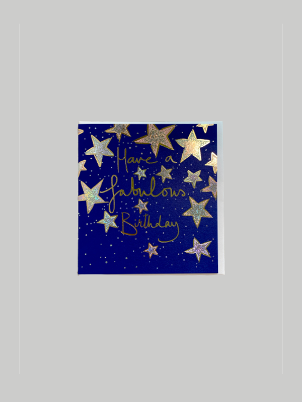 Greeting Card - Birthday Fabulous Star