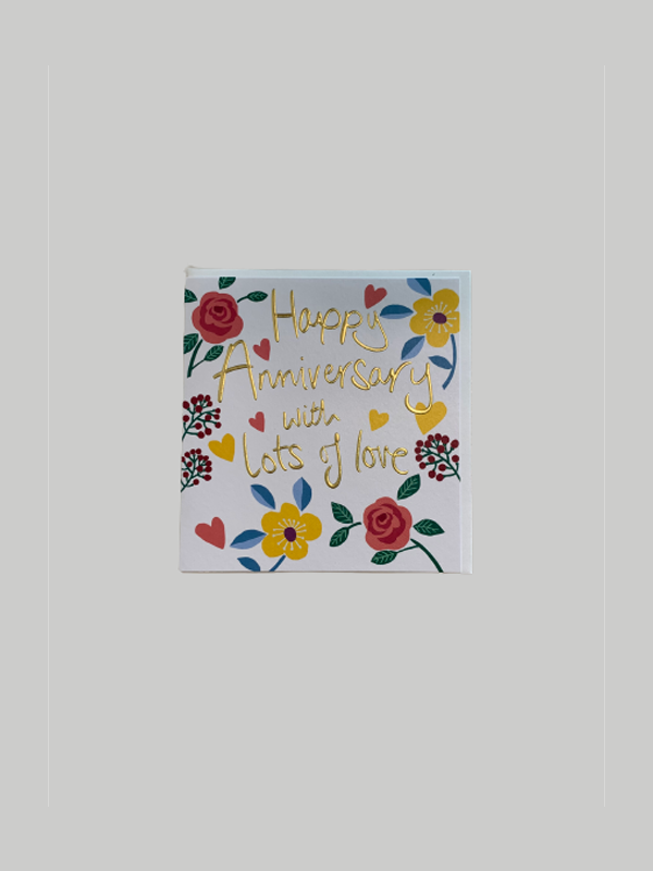 Greeting Card - Anniversary Florals