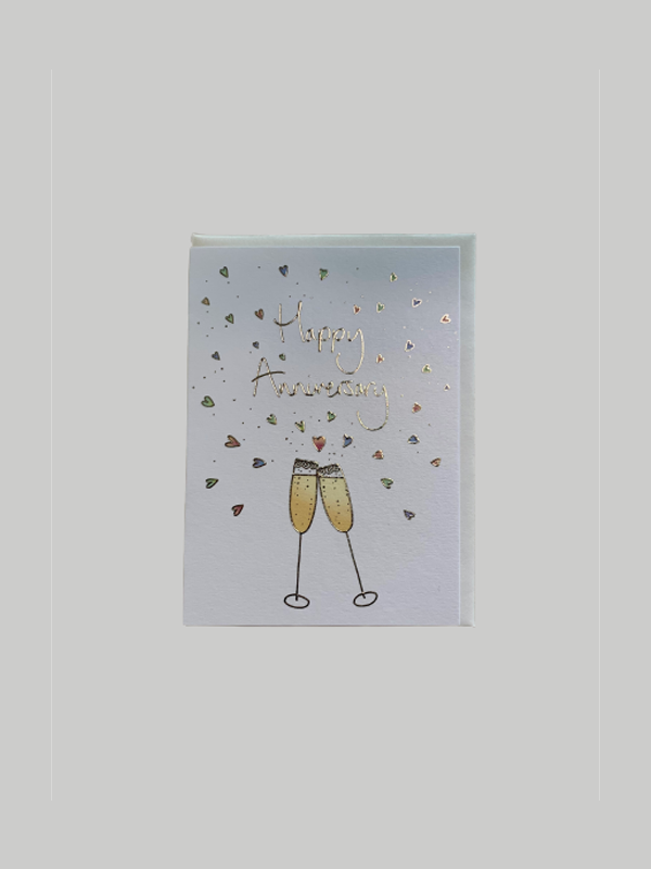 Greeting Card - Anniversary Hearts