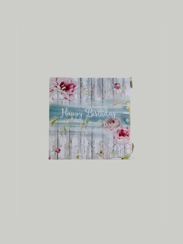 Greeting Card - Birthday Peonies