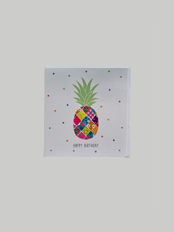 Greeting Card - Birthday Pineapple