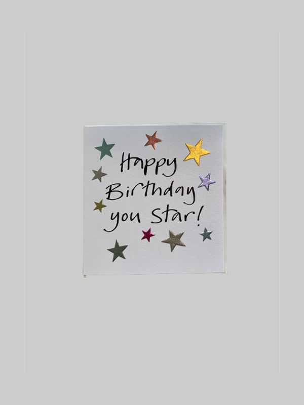 Greeting Card - Birthday You Star