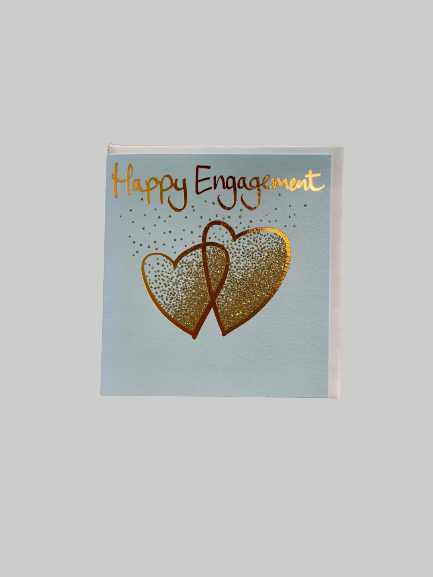 Greeting Card - Engagement Hearts