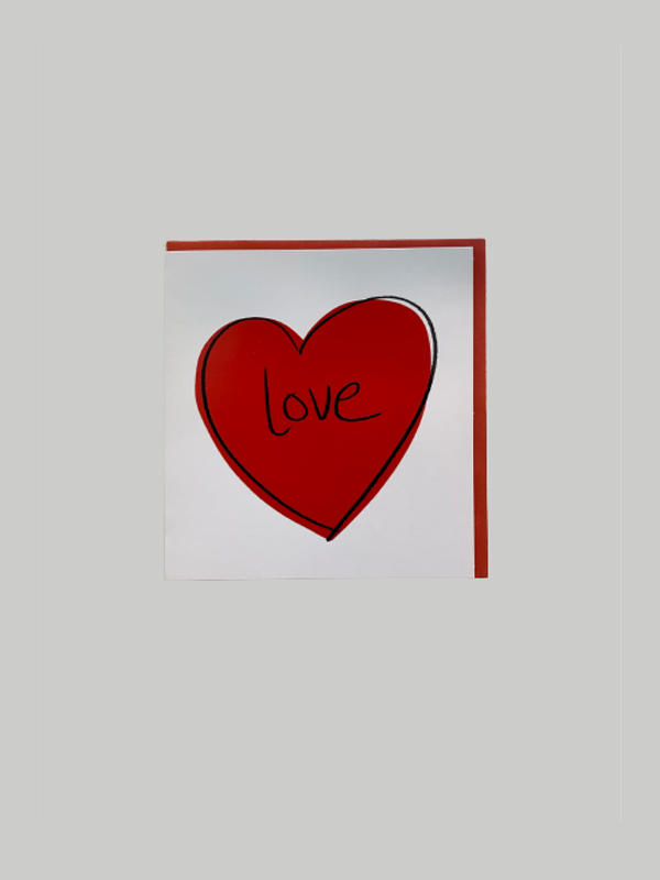 Greeting Card - Love Big Heart