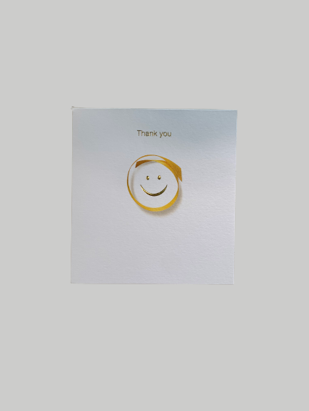 Greeting Card - Thank You Smiley Face