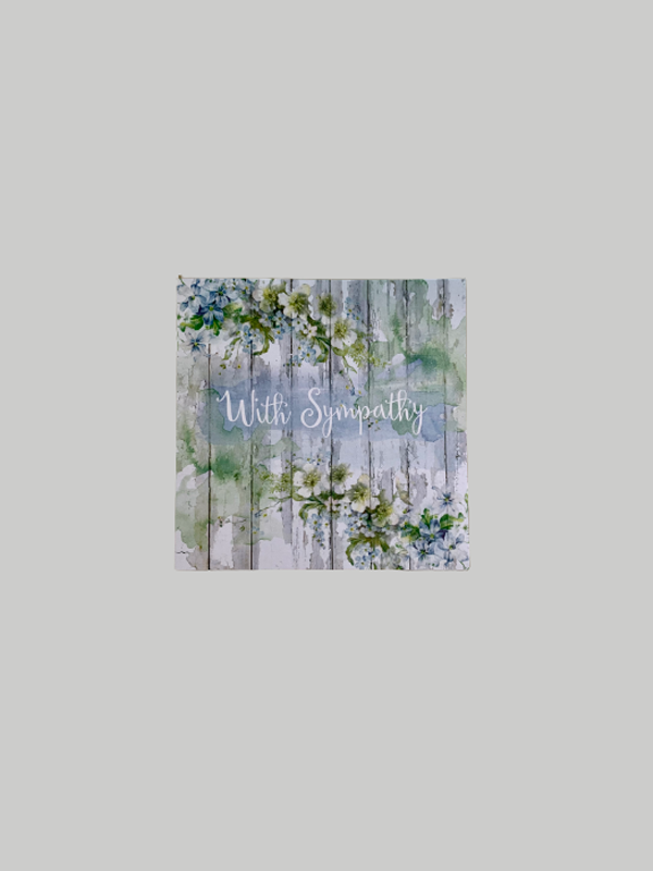 Greeting Card - Sympathy Blue