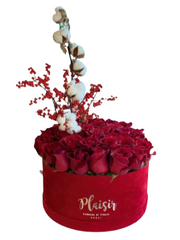 Christmas Hatbox in Red