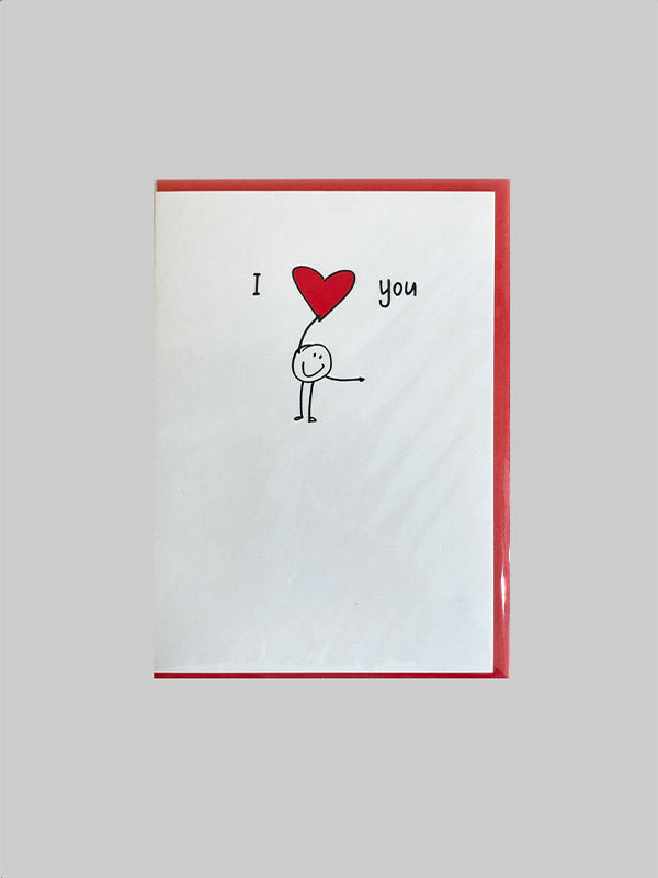 Greeting Card - Love I Heart You