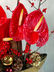  Anthurium Flower Boat