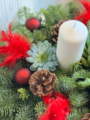 Christmas Wreath - Red and Green