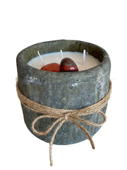 Soy Candle - Rustic Crystal Orange