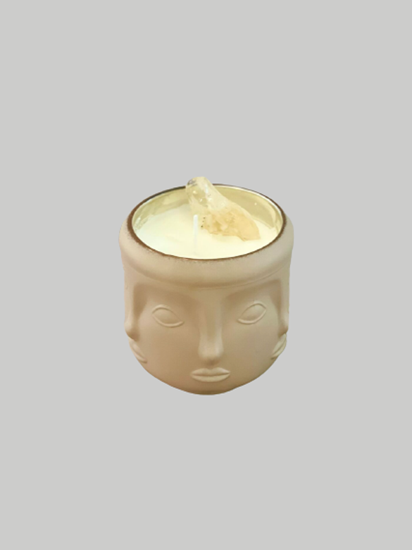 Candle - Visage Soy with Crystal Tan