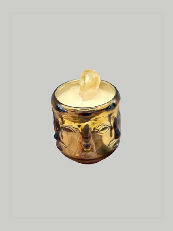 Candle - Visage Soy with Crystal Gold