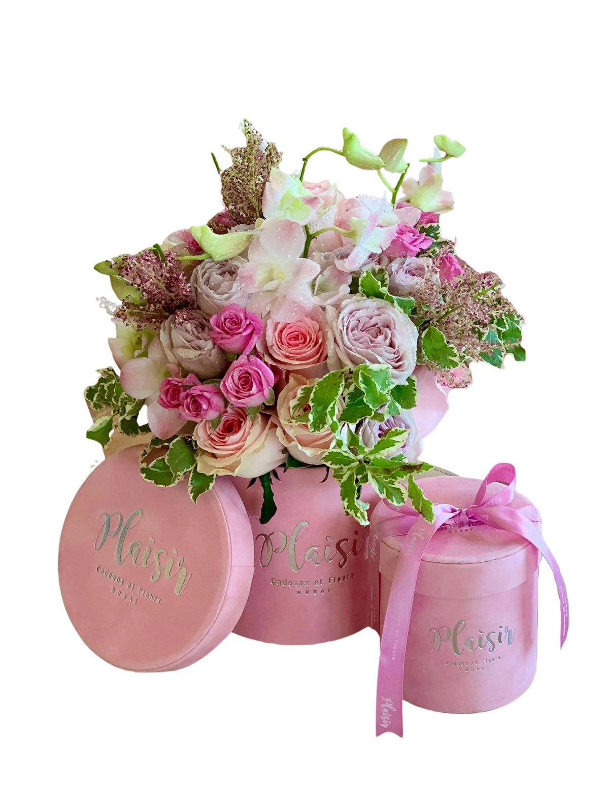 Giftset - Pink Floral with Chocolates