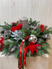 Christmas Wreath (Large) - Red and Green