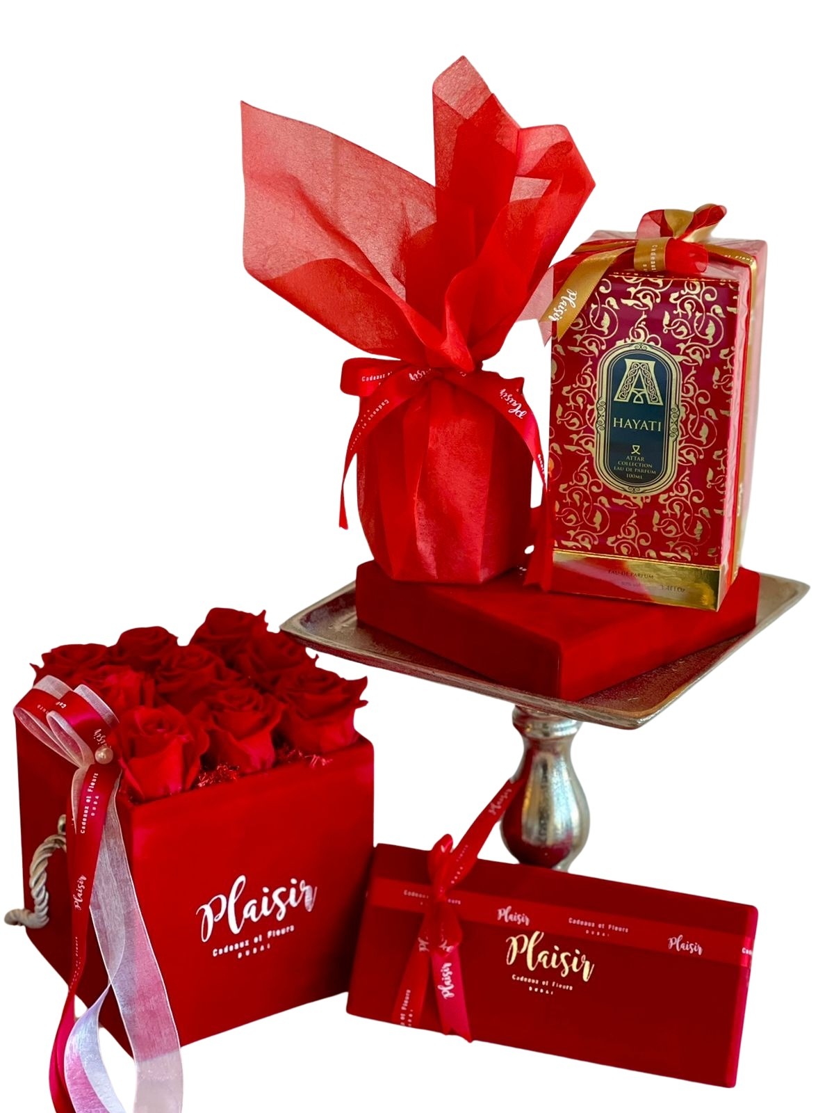 مجموعة هدايا - شغف باللون الأحمر اللانهائي