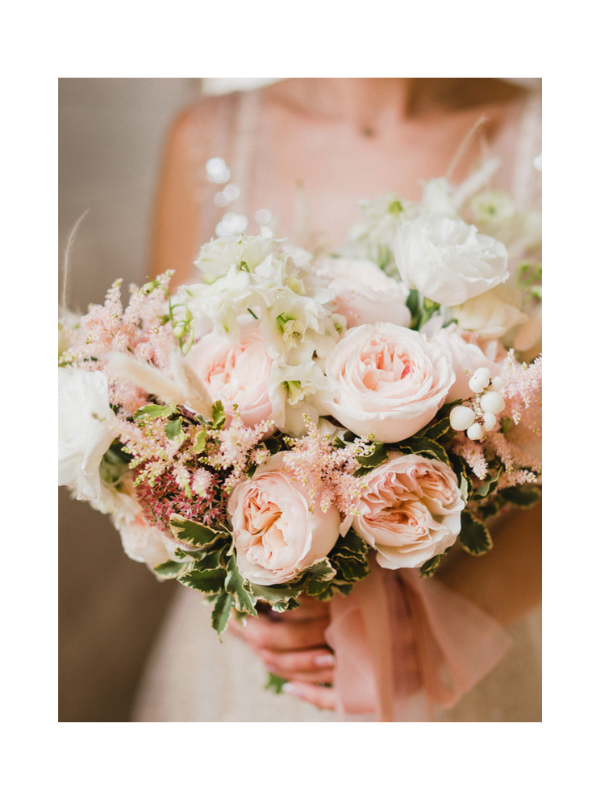 Bridal Bouquet - Soft Pink and Peach Bouquet