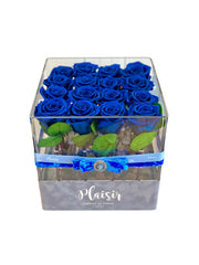 مربع أكريليك - وردة دائمة حمراء لا نهائية