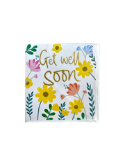Greeting Card - Get Well Gold
